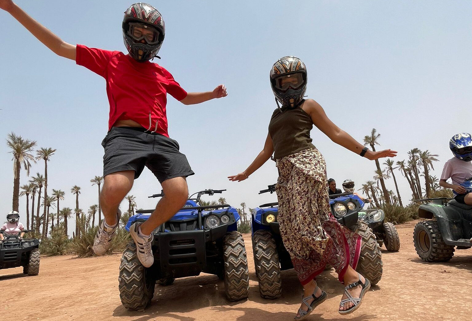 Demi-journée quad Palmeraie Marrakech