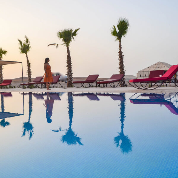 Journée entière Désert Agafay (Quad, Dromadaire, déjeuner et accès piscine)